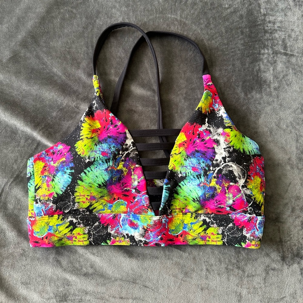PEACHY ATHLETIC Seventh Heaven Sports Bra- Darth Dandies XS